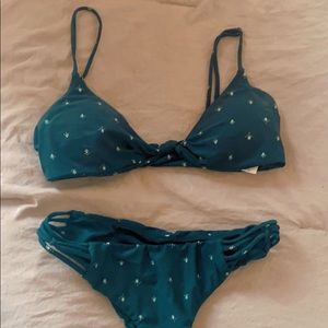 Blue bikini set
